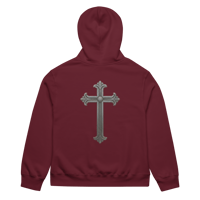 Image 13 of Oversized heavyweight hoodie (NO KING BUT JESUS)