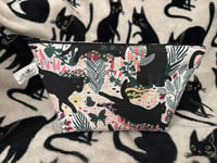 Image 1 of Black Cat Zipper Pouch