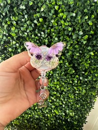 Butterfly with assorted dried flowers 