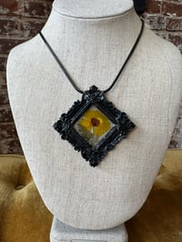 Image 1 of Framed resin flower necklaces 