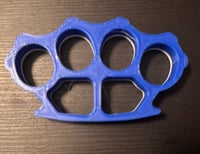 Image 2 of 4 Finger Blue and White EDC Knuckles 