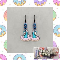 Sprinkled Donut + Tentacle Earrings