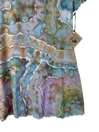 Image 5 of XXL 90's Babydoll Mini Dress in Earthy Geode Ice Dye