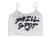 Da ILL Spot x FREE2EXPRESS Sleeveless Soft Cotton Spaghetti Strap Crop Tanks