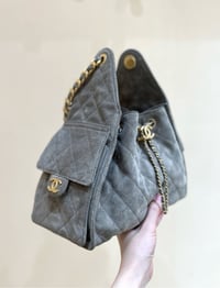 Image 13 of CC Suede Drawstring Hobo