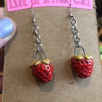 Image 2 of Strawberry Earrings 