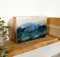 Image 2 of Tiny Shimmering Landscape on wooden block