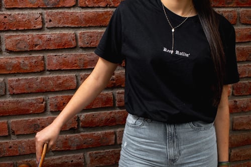 Image of Keep rollin’ [black]