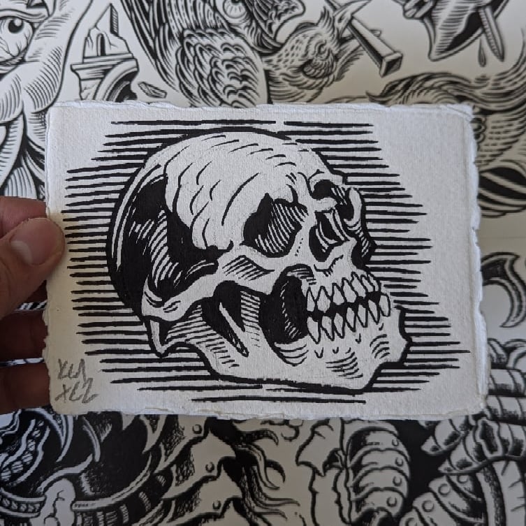 Image of Mini Skull - Original