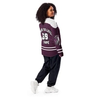Image 8 of Enemies to lovers snake Recycled hockey fan jersey