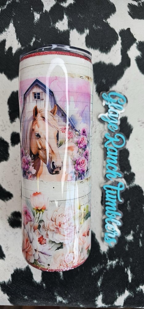 Image of 20 oz Pink Horse