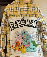 Children’s Vintage White/Yellow/Black Cotton Shirt Pokémon