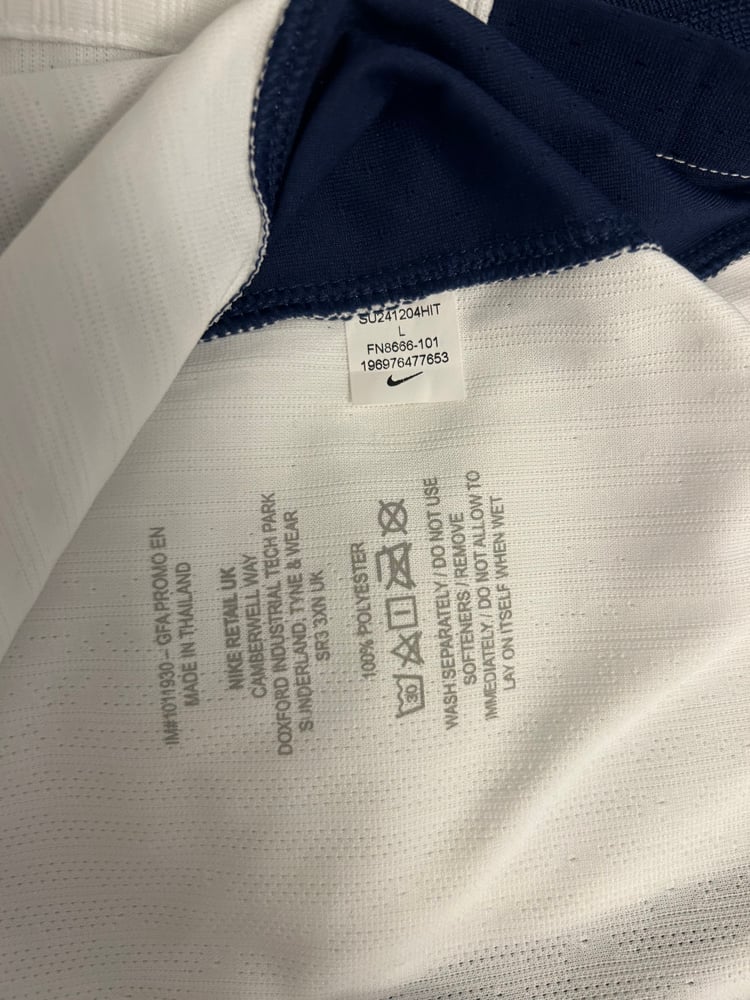 Image of Tottenham Hotspur “JOHNSON 22” Vaporknit 2024/25 Home Europa Final Shirt   (L)