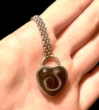 Image 2 of *CUSTOM* Southwestern Heart Shaped Memorial Necklace