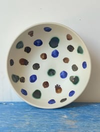 Image 1 of Bowl in Multi Polka Dot