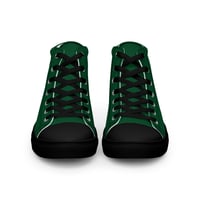 Image 4 of  Forest Green Black Flag High Tops