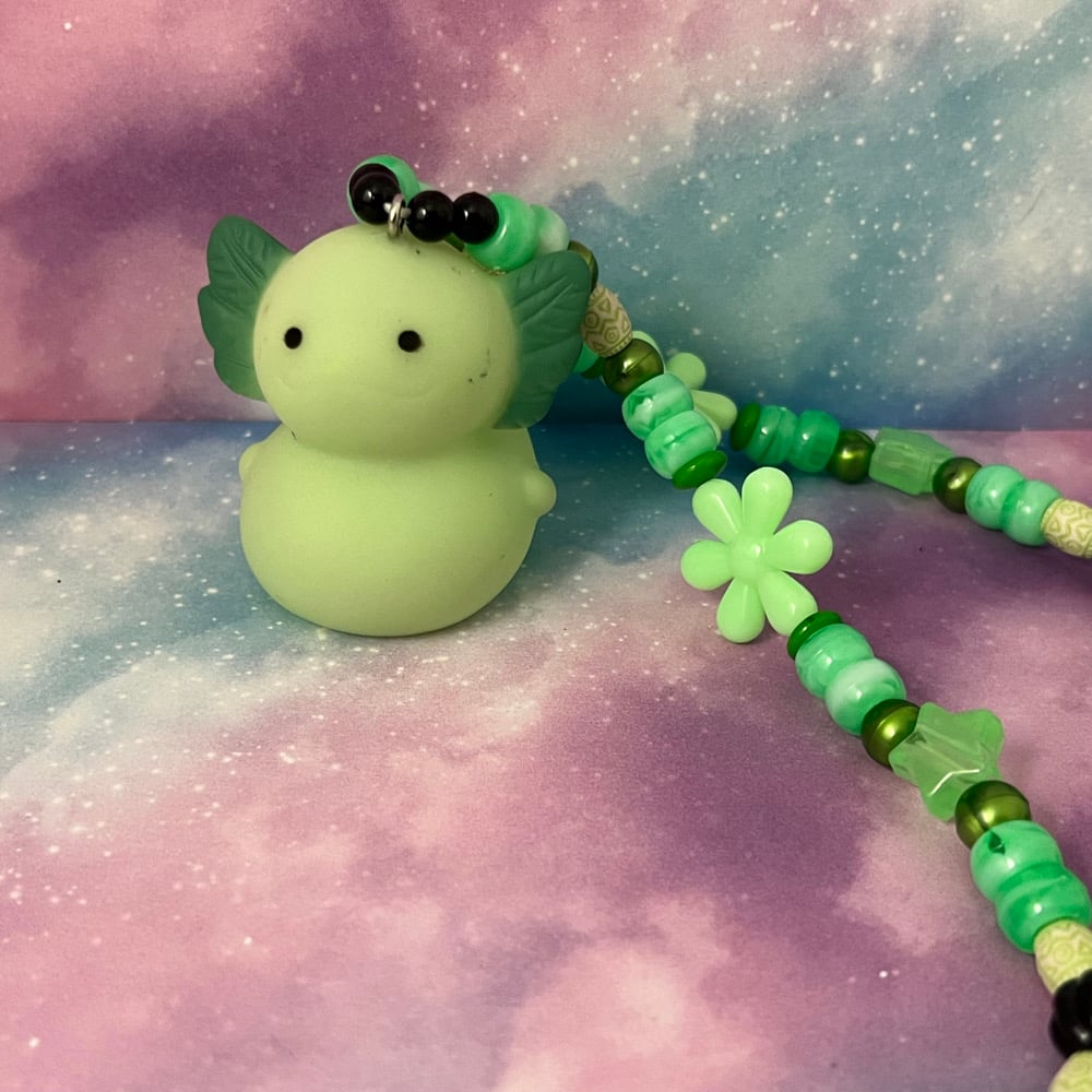 Image of Axolotl Kandi Necklace Collection Kawaii