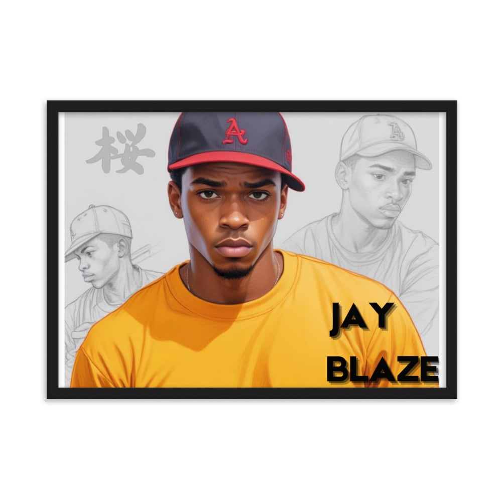 ZEN EXP - “Jay Blaze” Framed matte paper poster