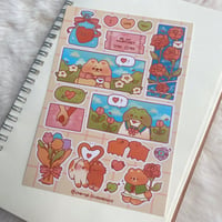 Image 2 of Lovey Dovey sticker sheet