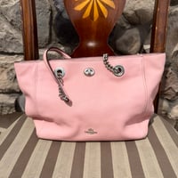 Image 1 of Coach Turnlock Chain Tote 27