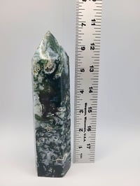 Image 4 of Moss Agate Medium Crystal Towers - 3 Styles