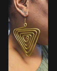 Image 2 of Tri Wire Earrings 