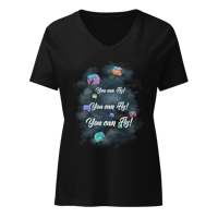 Image 1 of You Can Fly! Women's V-Neck