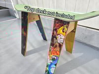 Image 5 of Recycled Skateboard Seat Legs V2