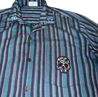 Image 2 of (M) Skull cropped button up