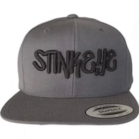 Gray Graff Font Snapback