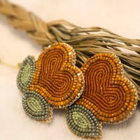 Image 2 of Orange Bloom Pin - 2 available