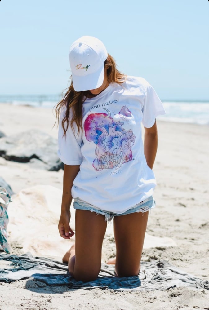 Image of “Pieces” white tee