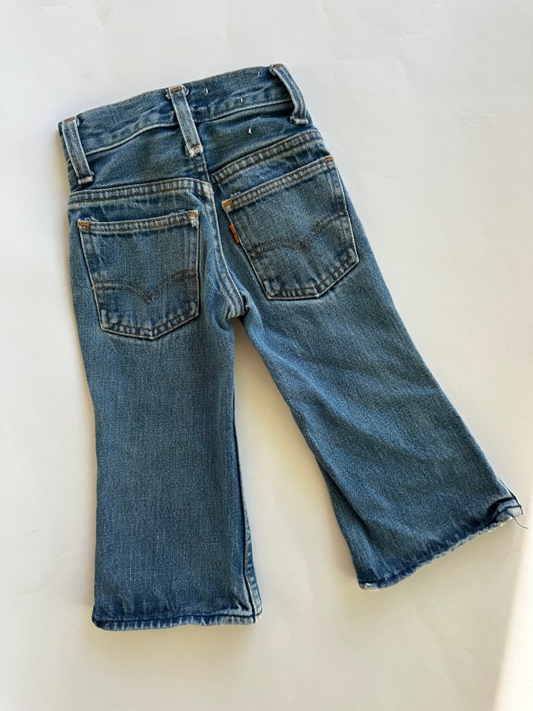 Image of Vintage 70's Levi's Bells Size 2T