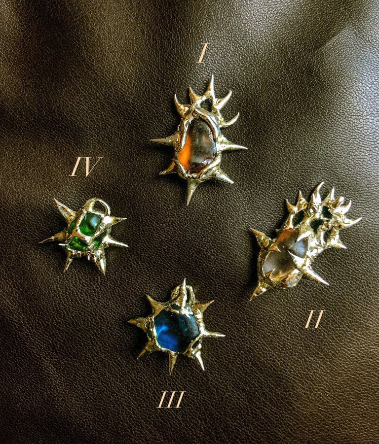 Sea Glass Totems