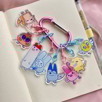 Image 1 of Skzgotchi acrylic keychains