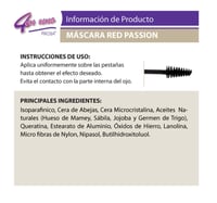 Image 5 of Prosa | Mascara Red Passion. Maxima extension roja 