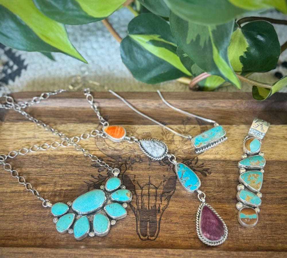 Image of Mixed Stone Lariat