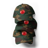 Image 1 of ArtxAdrienne "Tomato" Collection Camo Hat 