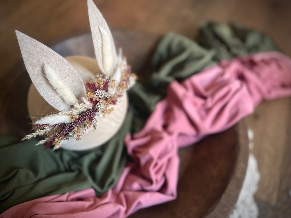 Image of Floral bunny tie back + wrap