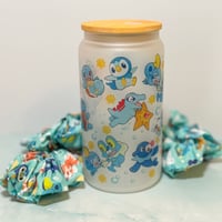 Image 1 of [MADE TO ORDER] Water Pkmn Glass Can Cup