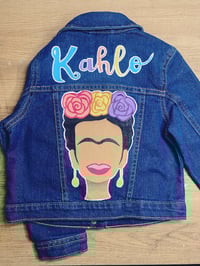 Image 2 of Custom Hand Painted Jean Jackets