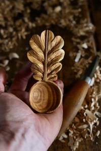 Image 2 of Oak Leaf  Coffee Scoop 
