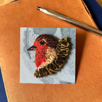 Image 1 of Robin Pin Badge