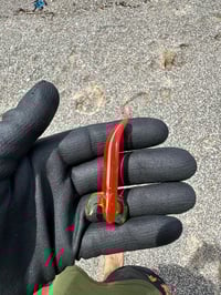 Image 2 of Surfboard Pendant Ketchup Red and Plantphibian Green 
