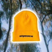 Yellow Logo Beanie