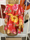 ASOS RUFFLE FLORAL DRESS