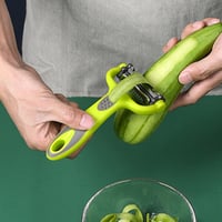 Image 9 of 3 In 1 Rotary Peeler Fruit Vegetables Cabbage Graters Salad Carrot Potato Slicer Kitchen 