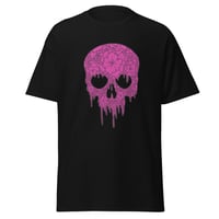 Image 1 of Pink skull drip T-shirt