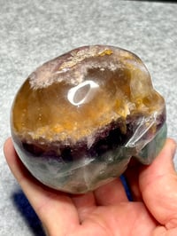 Image 9 of Rainbow Fluorite Crystal Skull #2412