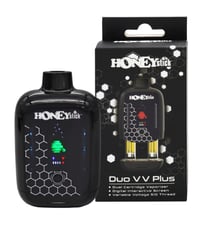 Image 1 of HoneyStick DUO VV PLUS – Auto-Draw Dual Cartridge Vape Battery